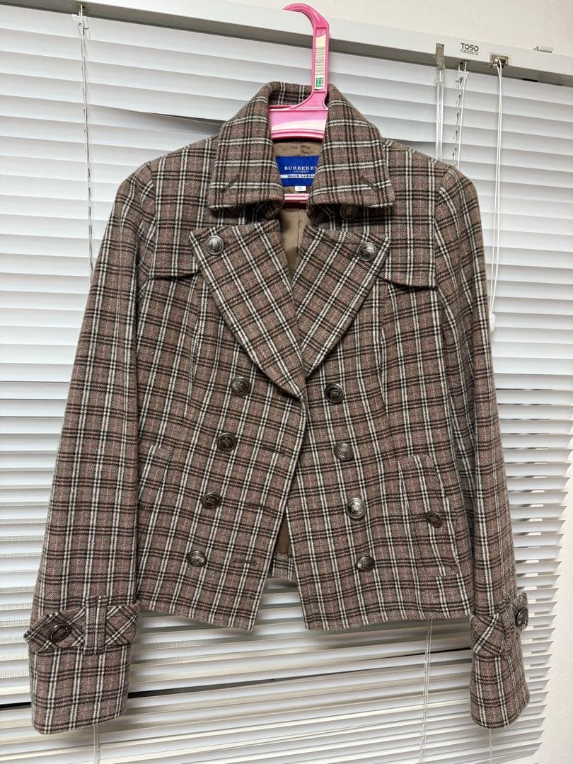 BURBERRY BLUE LABEL チェック柄ジャケット