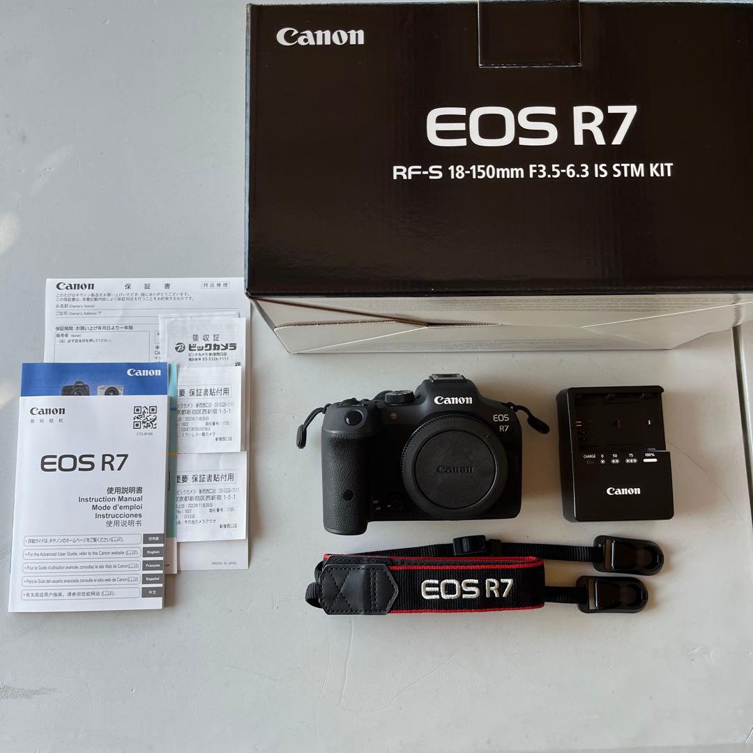 【美品】Canon EOS R7 ミラーレス一眼 本体