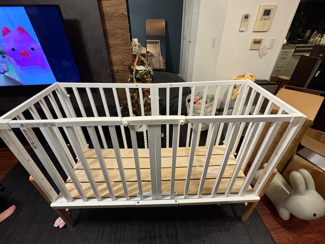 soinel そいねーる III ベビーベッド ホワイト