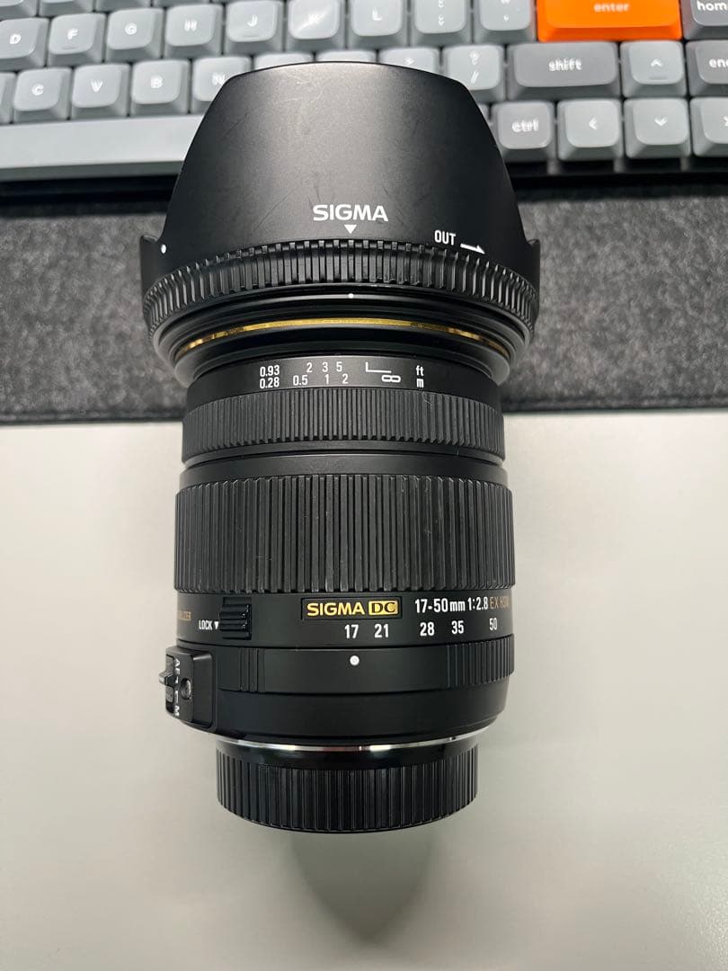 レンズ(ズーム) SIGMA 17-50mm F2.8 EX DC OS HSM