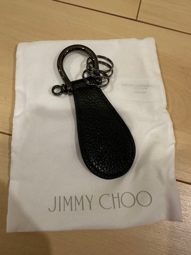 JIMMY CHOO ブラック キーホルダー