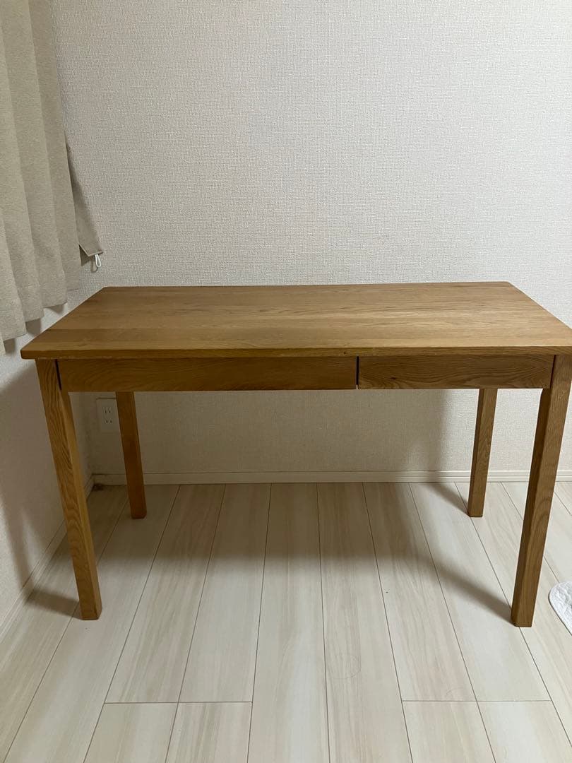 無印良品 木製デスク オーク材