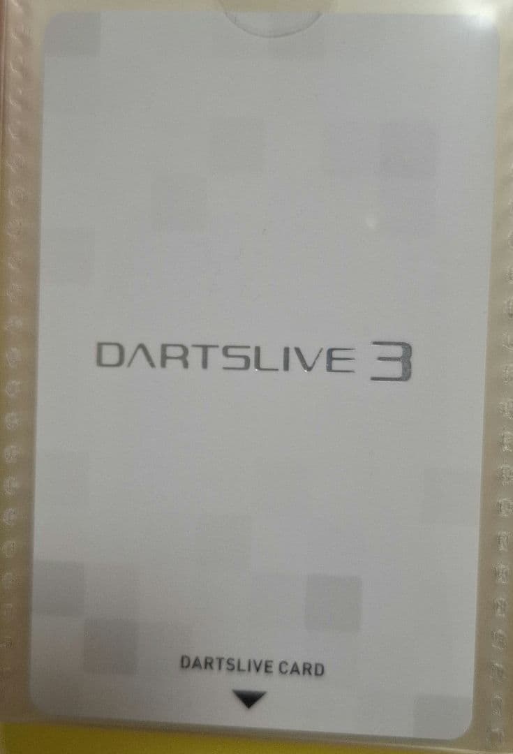 【激レア】銀箔　DARTSLIVE 3 ダーツライブカード　抽選当選品