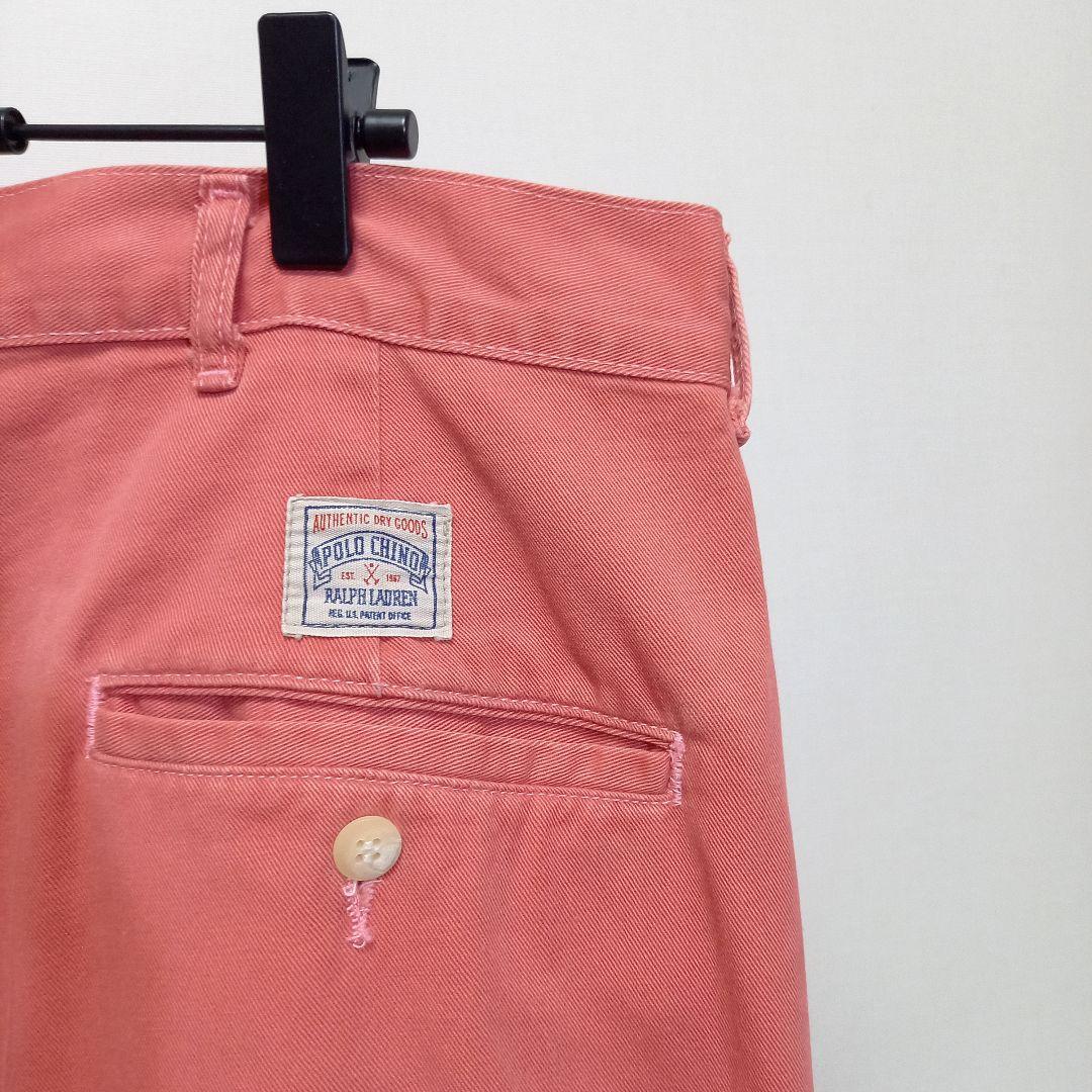 ピンク！80s 90s USA製 ポロ ラルフローレン ANDREW PANT