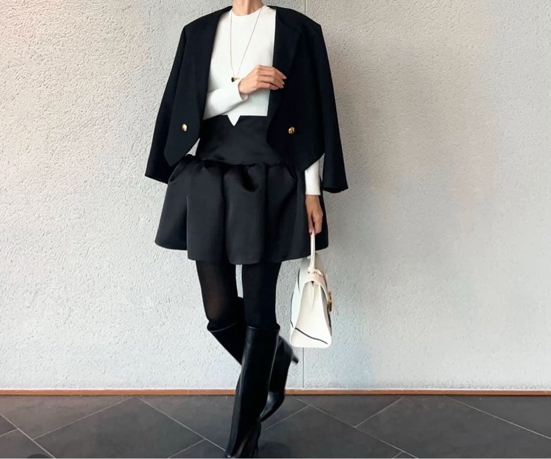 kamiyu カポチャパンツ ブラック ショートパンツ