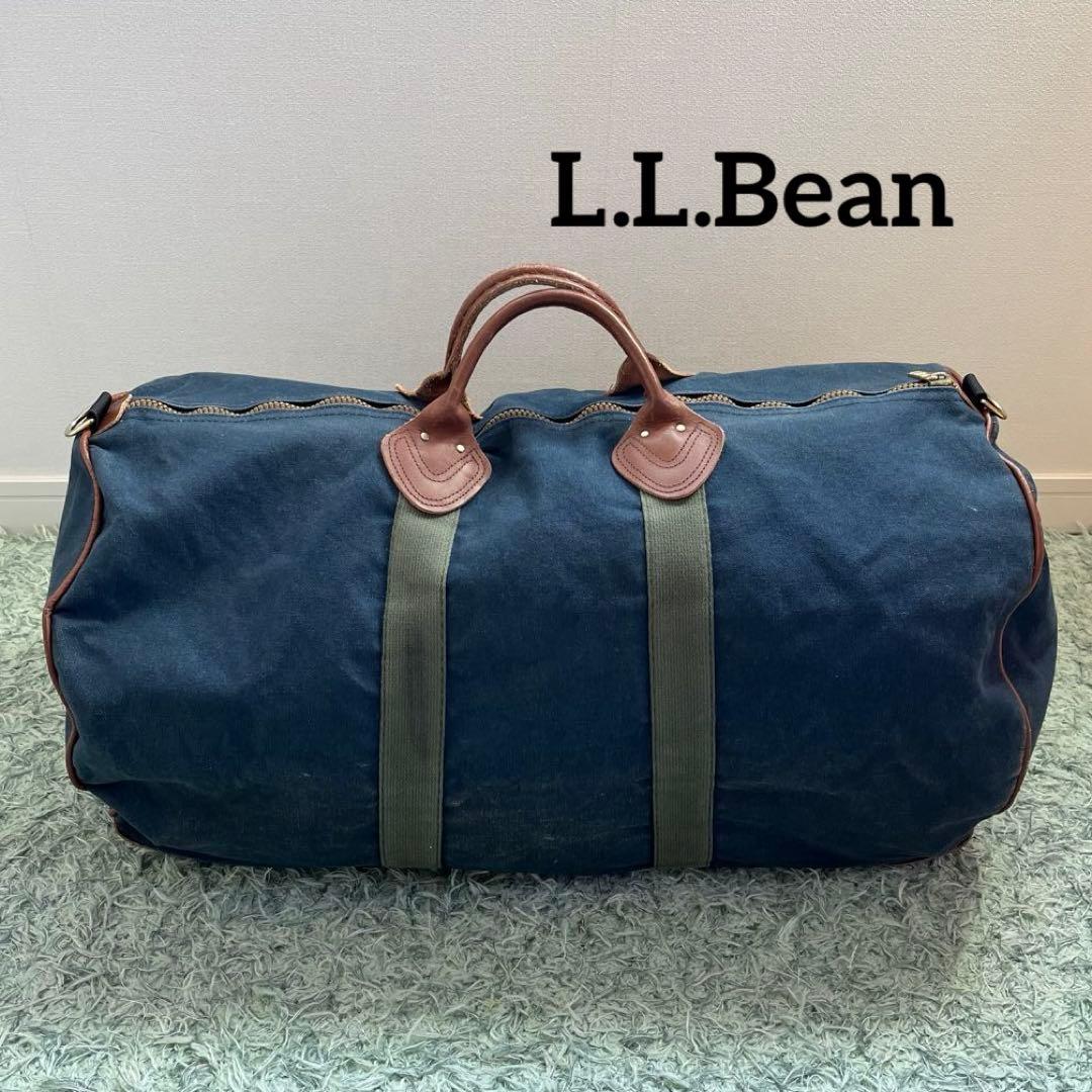 L.L.Bean ボストンバッグ ダッフルバッグ キャンバスダッフル ネイビー