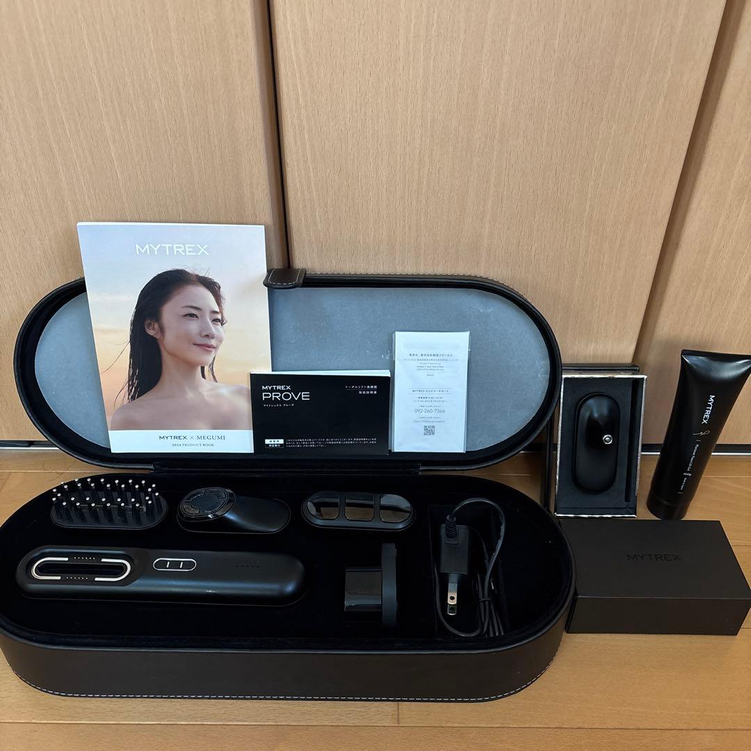 MYTREX PROVE 美顔器 ブラック　目元用アタッチメント＆ジェル付