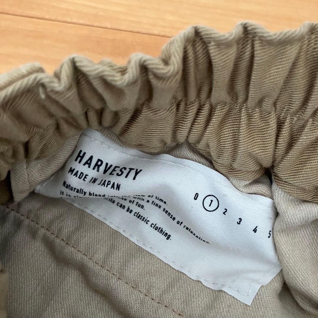【HARVESTY】サーカスパンツ　タック　ワイド