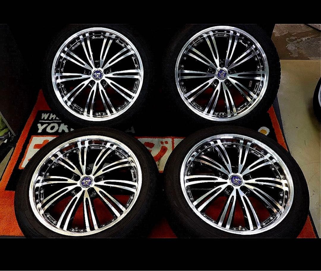 1*6様 美品キョウホウシュタイナーWX5 20インチ＋アドバンdBタイヤホイー