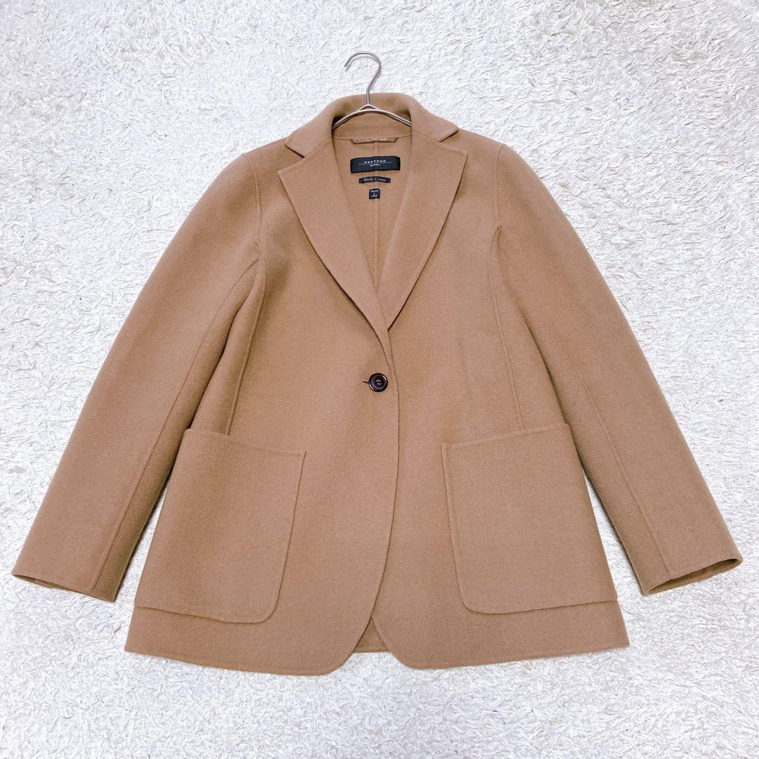 極美品✨クチートアマーノ ダブルフェイス 柔らかジャケット✨軽量◎マックスマーラ