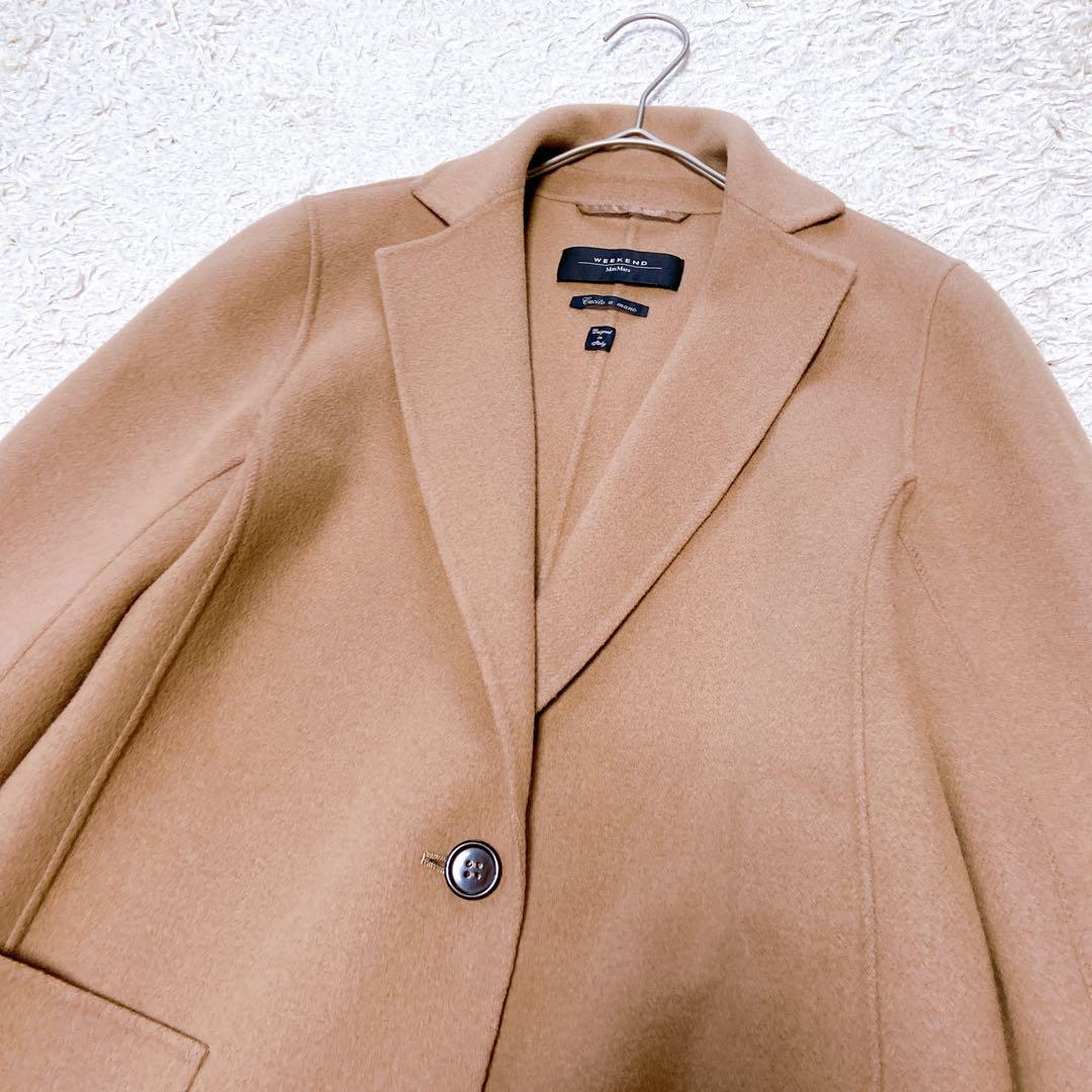 極美品✨クチートアマーノ ダブルフェイス 柔らかジャケット✨軽量◎マックスマーラ