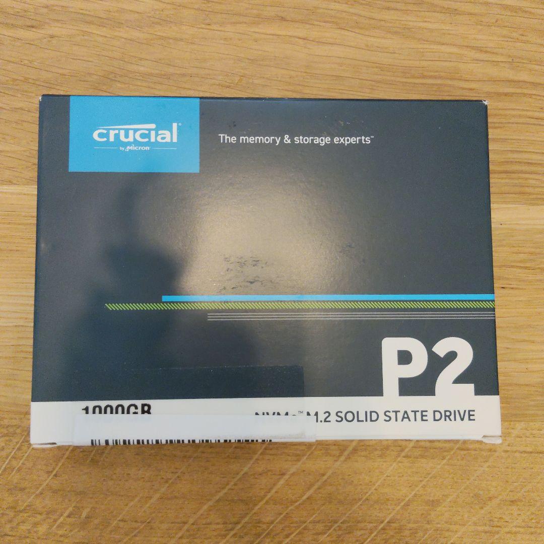 内蔵型SSD Crucial P2 1TB 3D NAND NVMe PCIe M.2 SSD