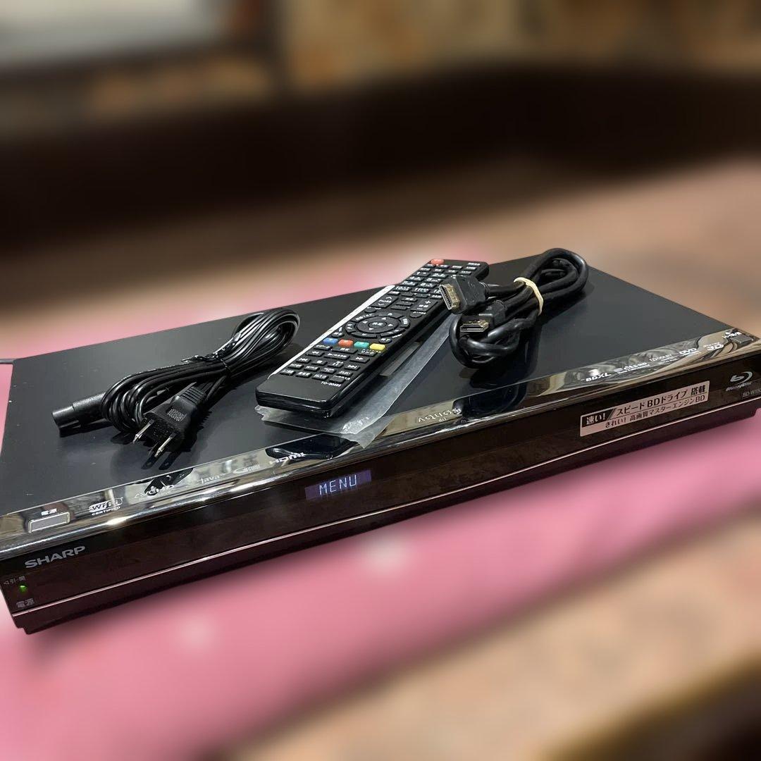 シャープBD−W1500 12倍録2番組W録 1TB 新品リモコン等付フル装
