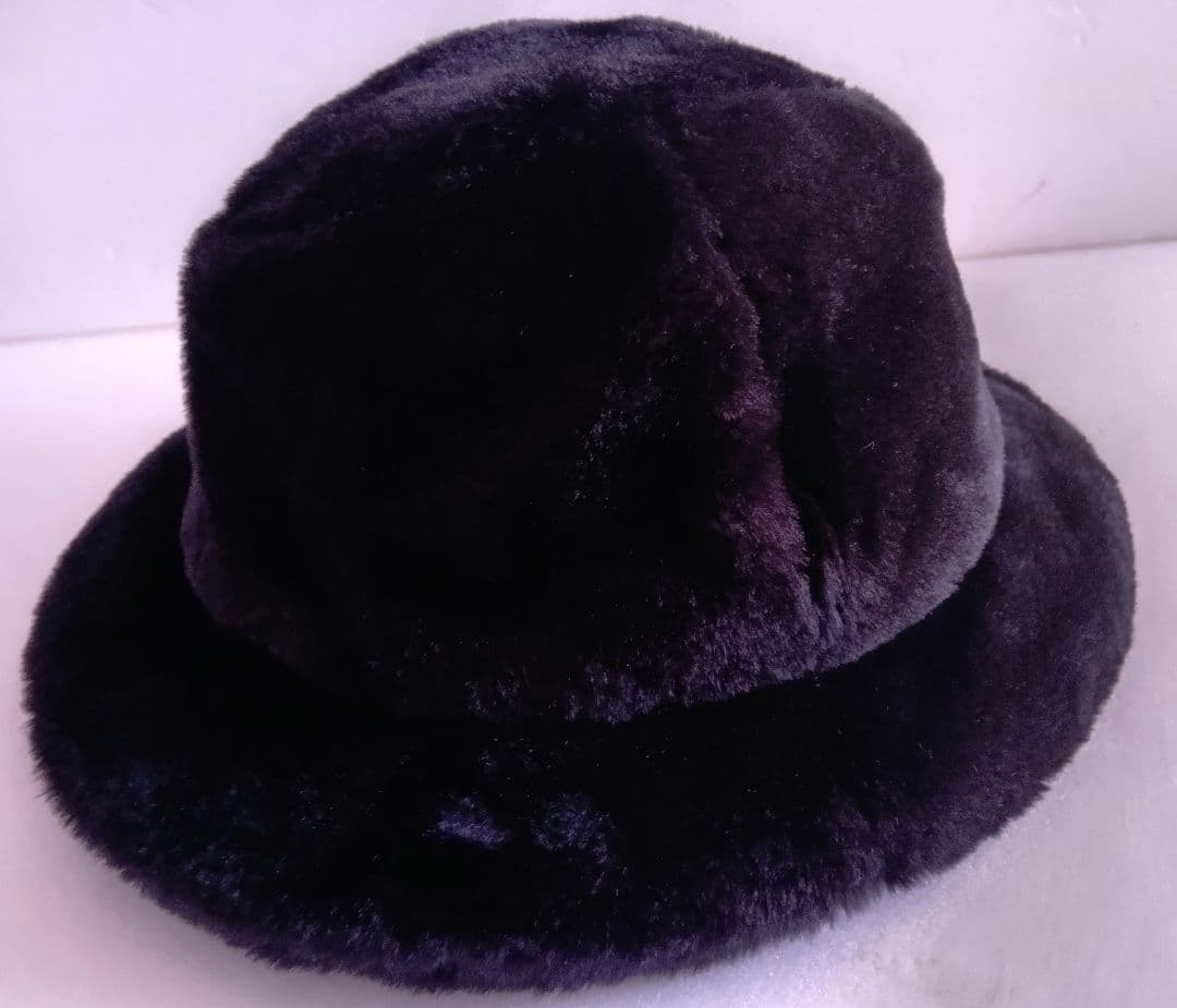 KIJIMA TAKAYUKI フェイクファー バケットハット 黒 サイズ3