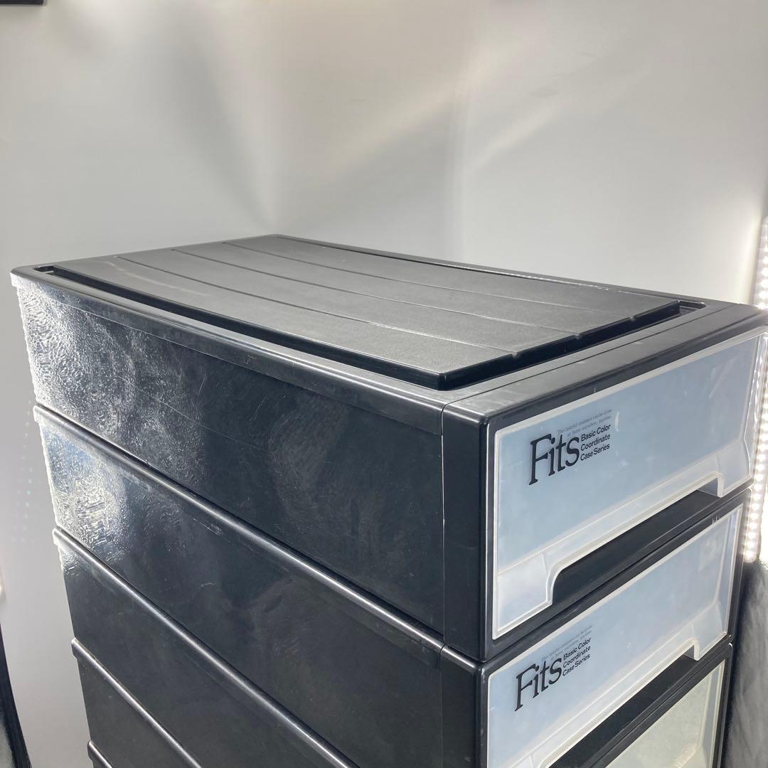 天馬 Fits フィッツケース 5個セット 幅39×奥行74×高18cm 収納