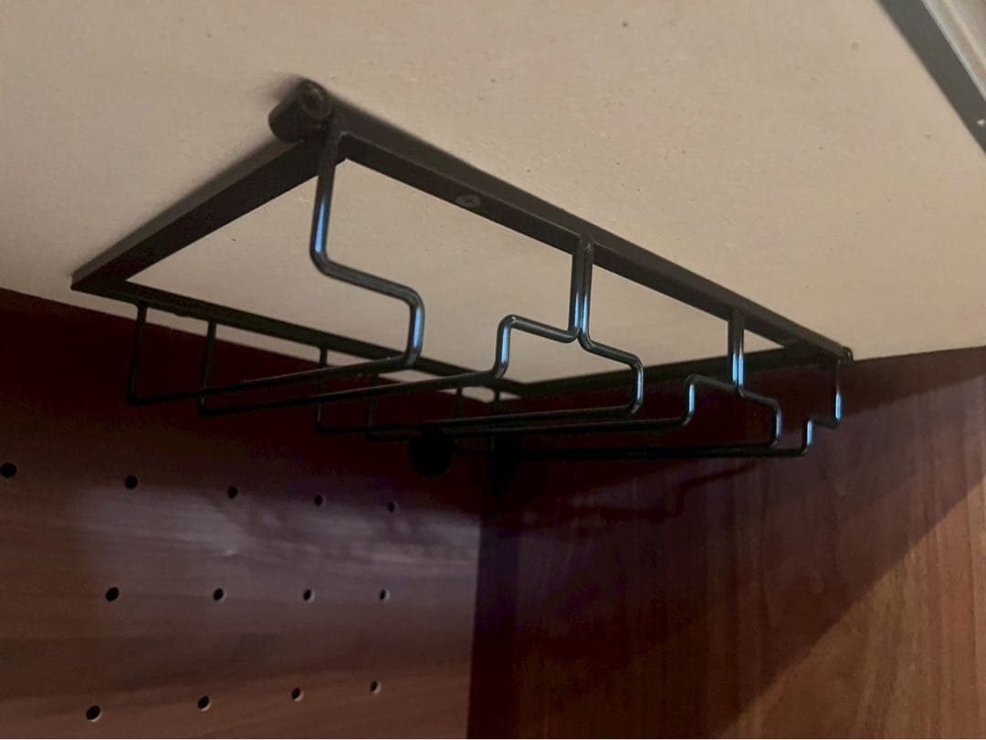 白いkotori　LOWYA キッチンボード 幅160cm ウォールナット