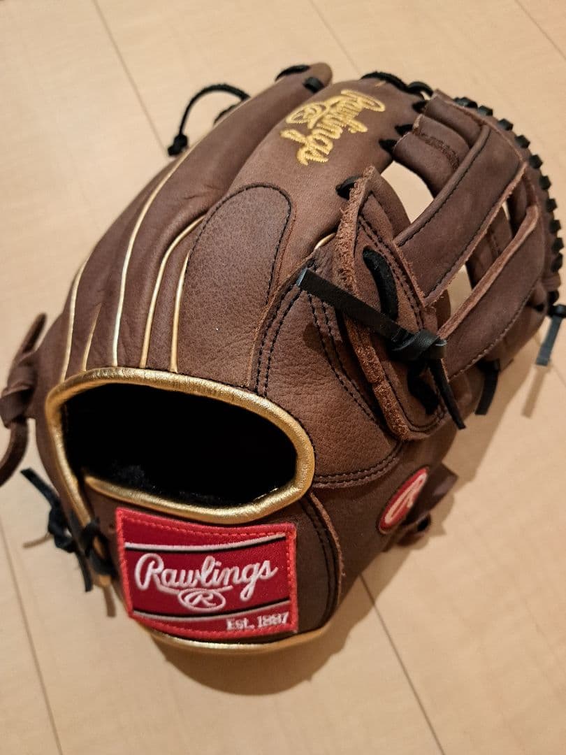 【yaaa】Rawlings 軟式グローブ ブラウン