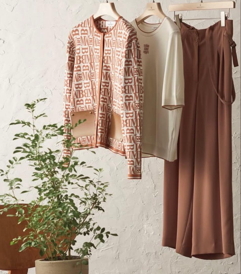 ✨MORABITO ✨モラビトロゴカーディガン38トップス新品64,900