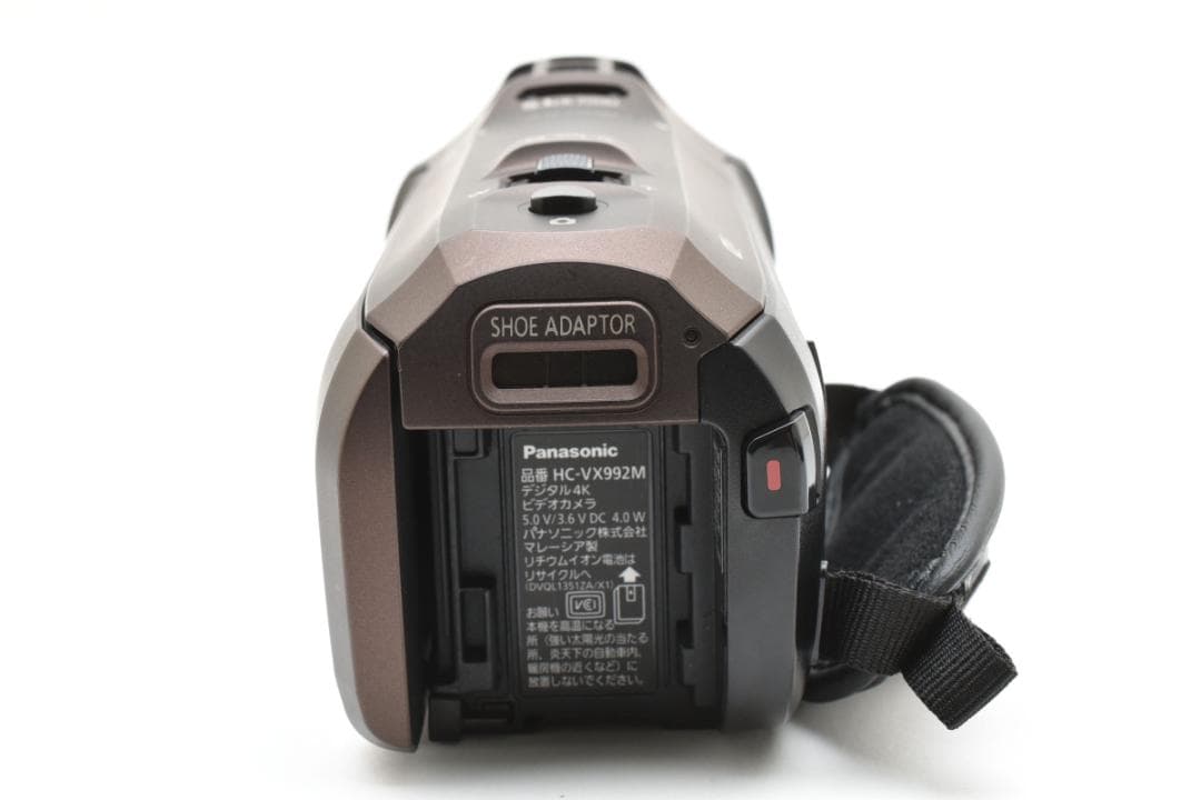 美品 Panasonic HC-VX992M 4K デジタル ビデオカメラ