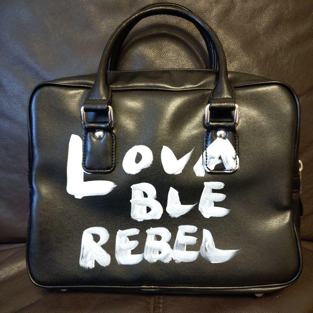 本日限定値下げ　コムデギャルソンガール　ハンドペイントバッグ