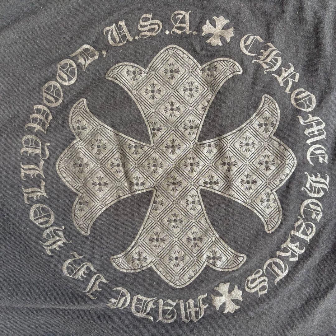 CHROME HEARTS ロンT サークルロゴ CHプラス ブラック XS