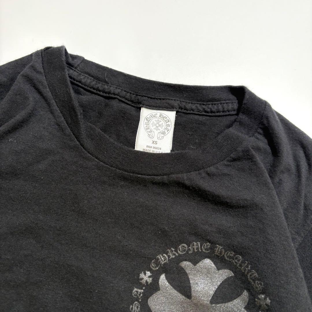 CHROME HEARTS ロンT サークルロゴ CHプラス ブラック XS