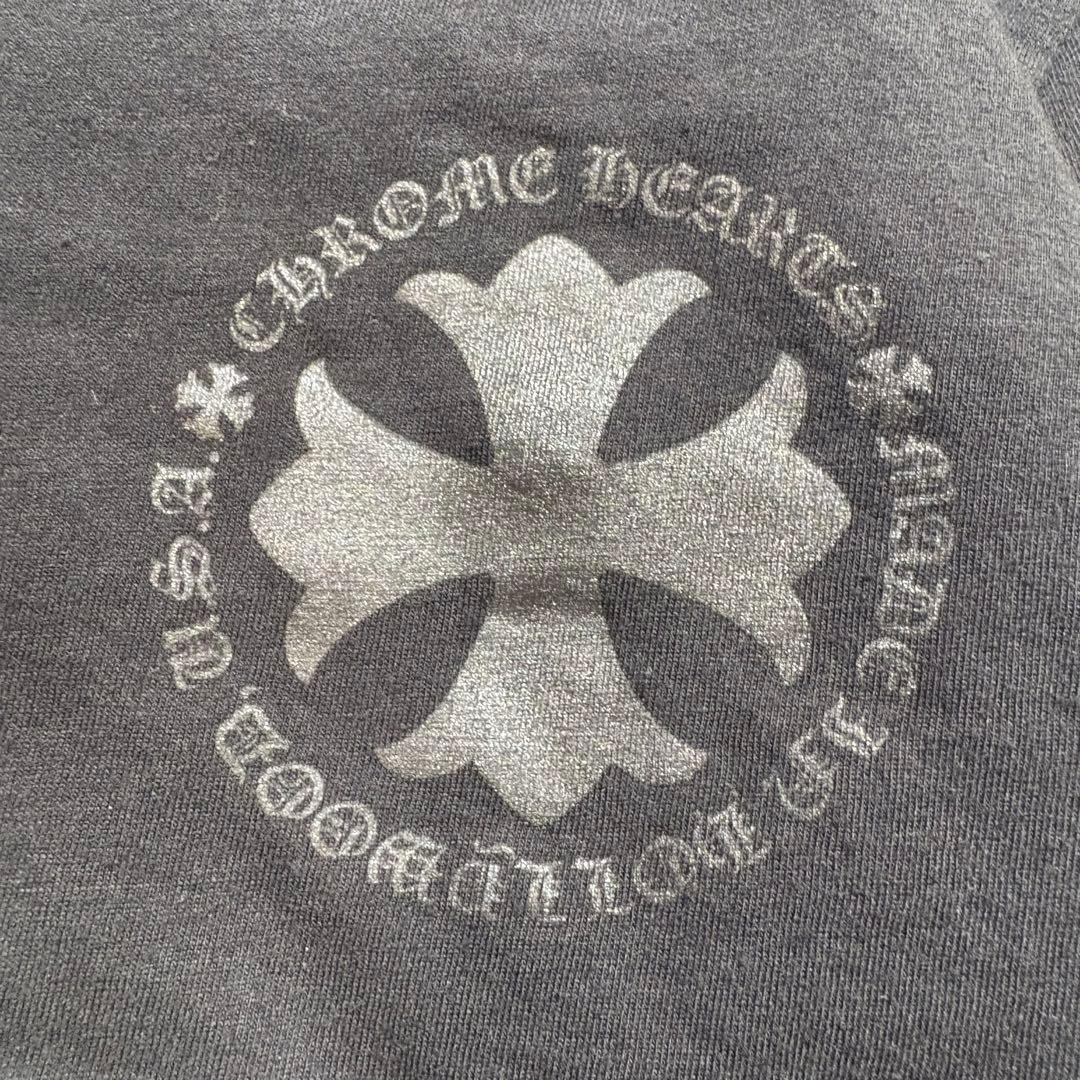 CHROME HEARTS ロンT サークルロゴ CHプラス ブラック XS