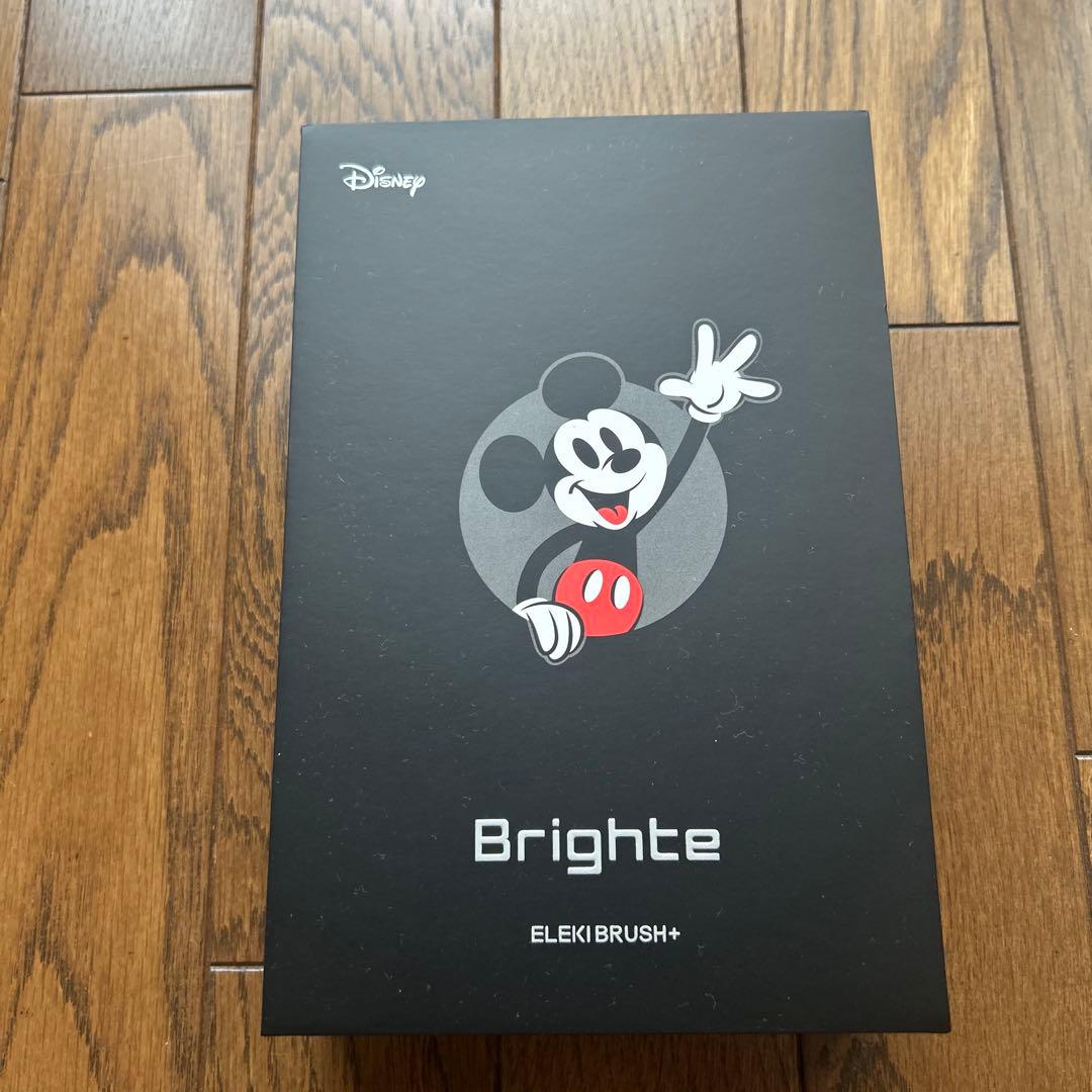 【限定】Brighteミッキーデザイン！　エレキブラシ 美顔器