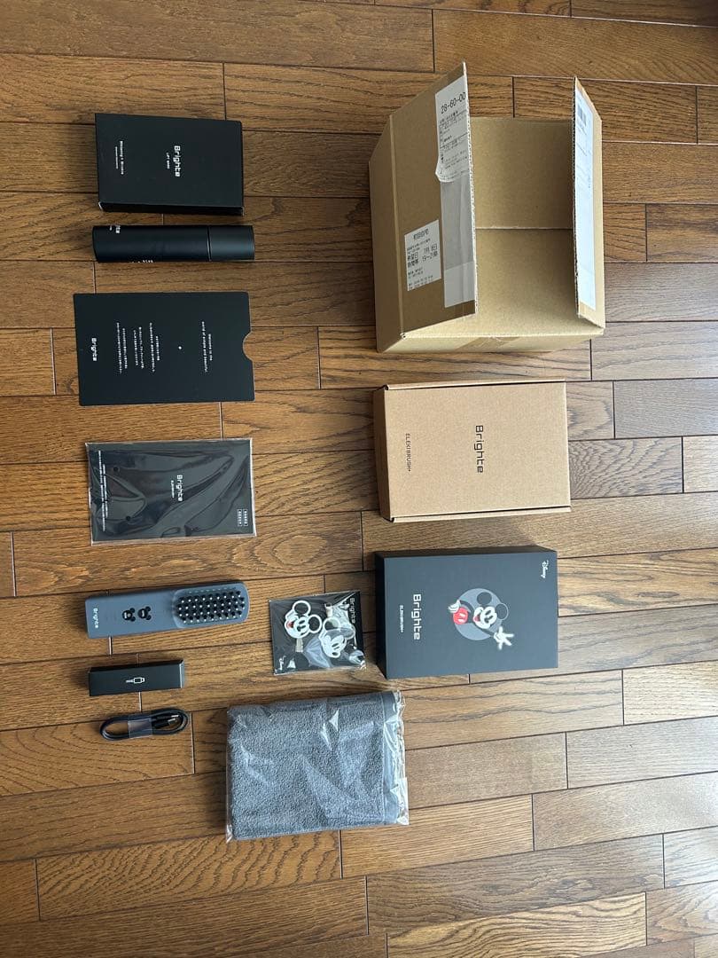 【限定】Brighteミッキーデザイン！　エレキブラシ 美顔器