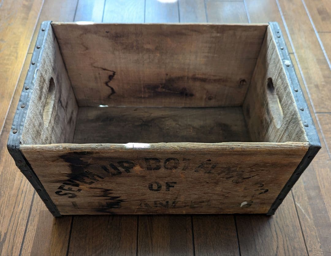 60s〜 usa ヴィンテージ 7up 木箱