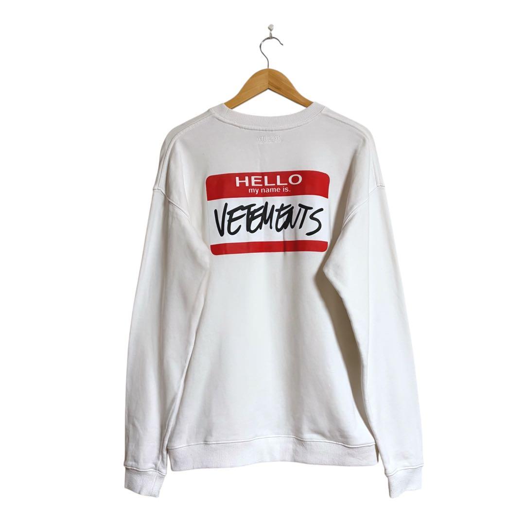 21AW VETEMENTS MY NAME IS スウェット　ヴェトモン　L