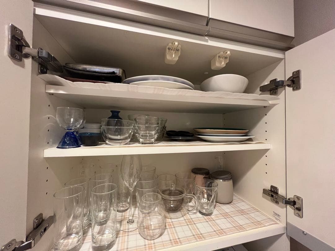 Pamouna（パモウナ）大塚家具 キッチンボード 上部収納付き