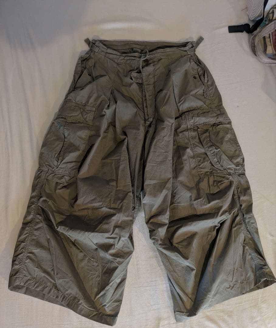 キャピタル　KAPITAL カーゴパンツ　オーバーパンツ ワイド　ARMY