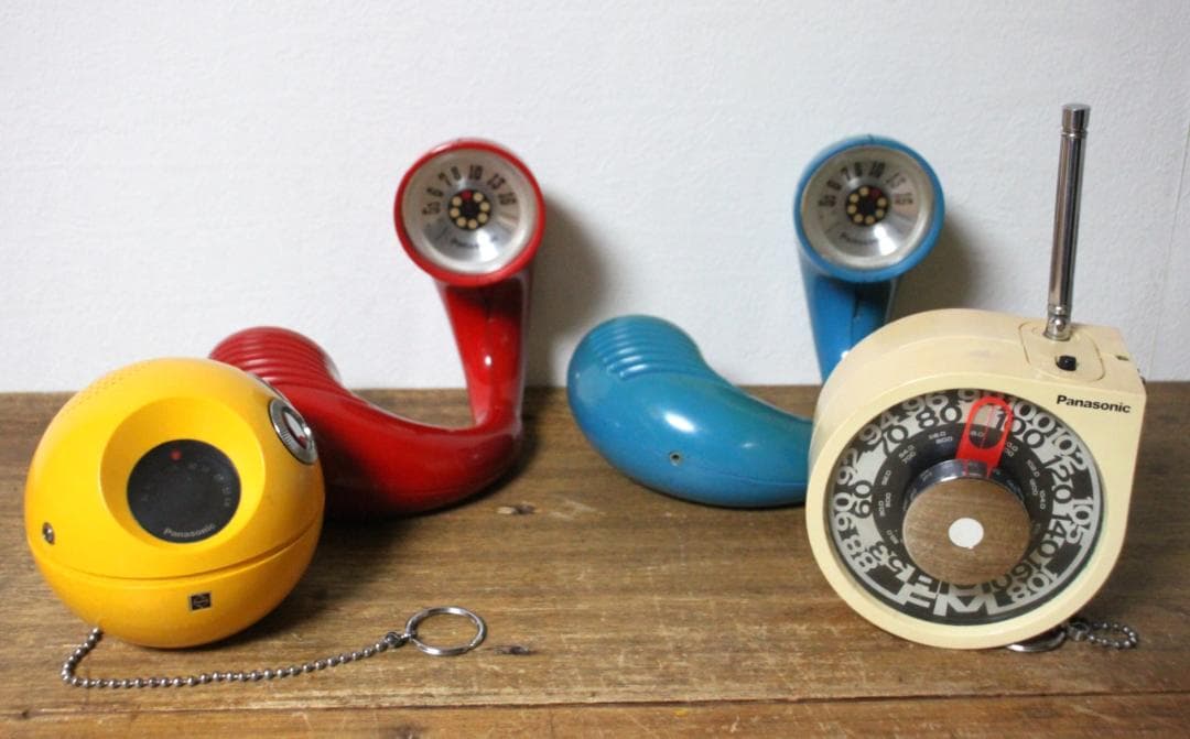 レア パナソニック ラジオ 4個セット パナペットR-70 R-72 RF-93