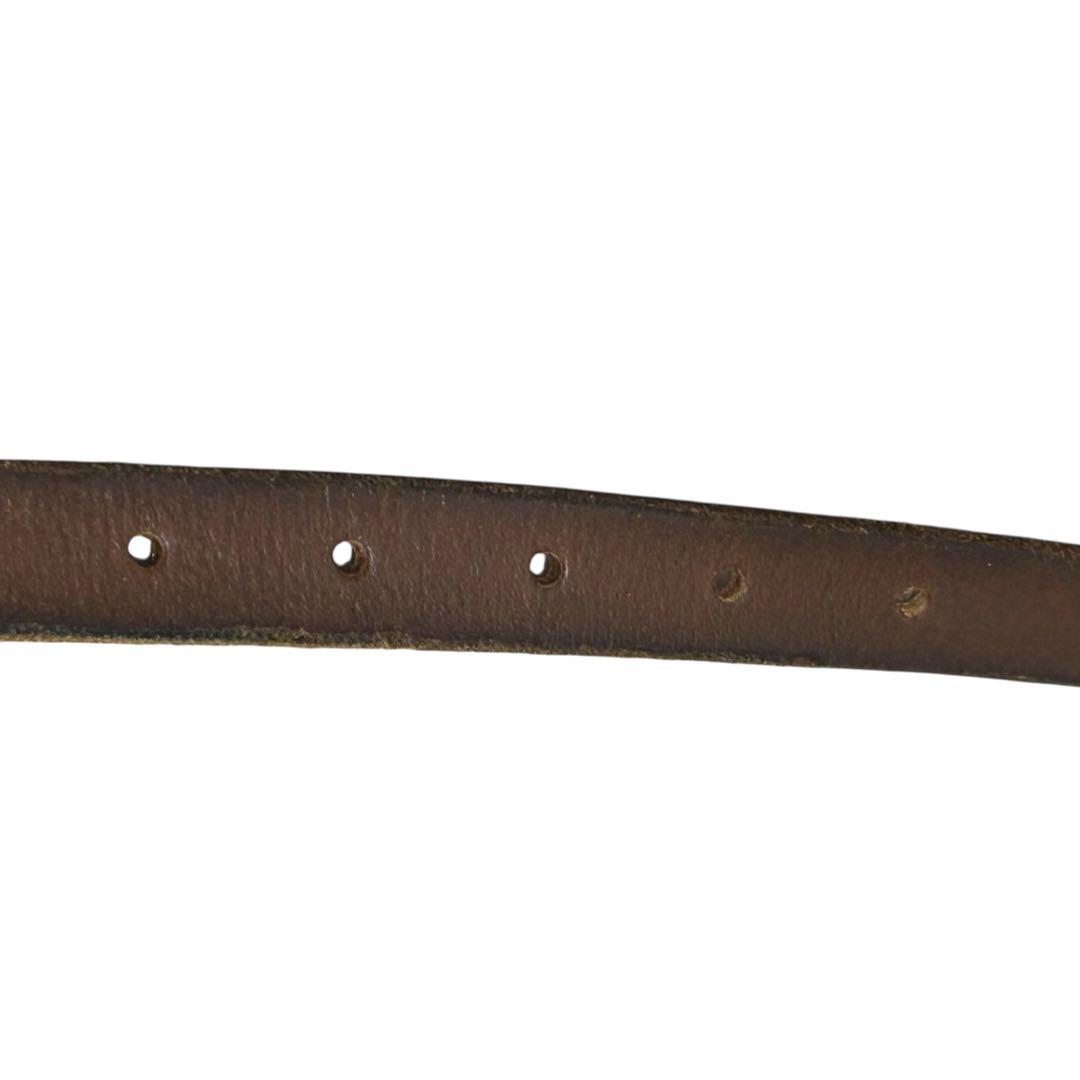 美品　グッチ　ベルト　GG マーモント　493949 ゴールド金具　レザー　箱付