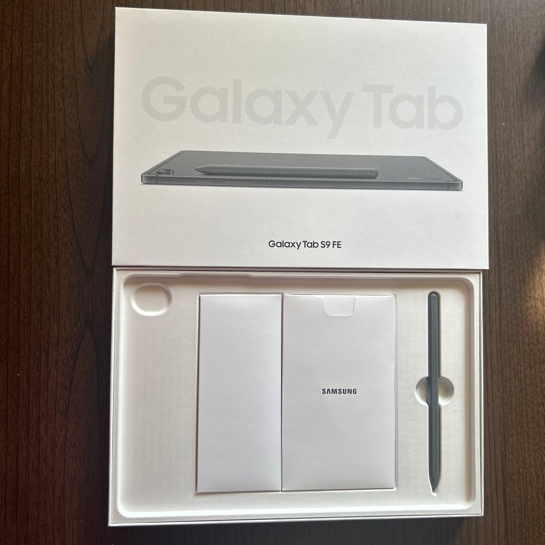 Samsung Galaxy Tab S9 FEグレー S Pen ケース付き