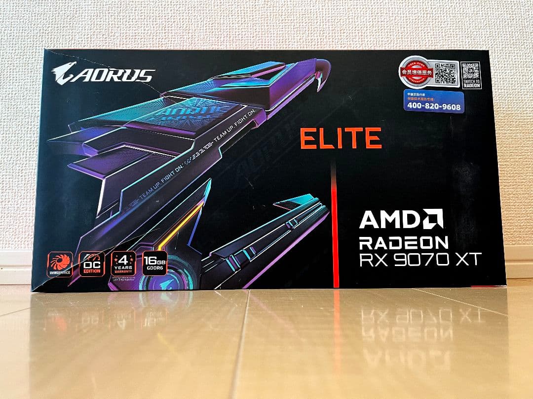 グラフィックボード・グラボ・ビデオカード GIGABYTE AORUS Radeon RX 9070 XT ELITE