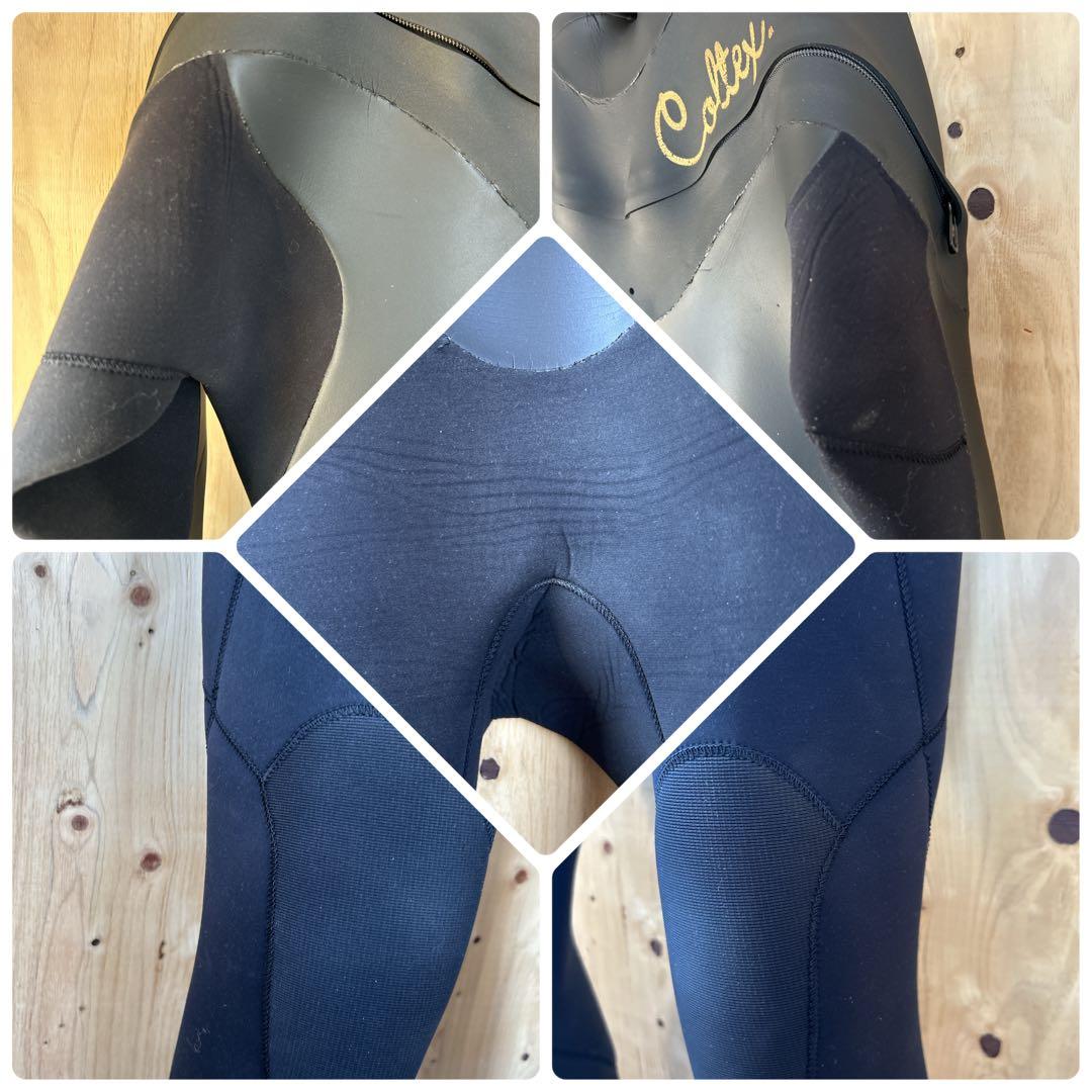 coltex 裏起毛 セミドライ メンズウエットスーツ チェストジップ