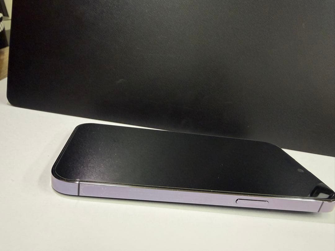 iPhone 14ProMax 256GB ディープパープル美品MQ9E3J/A