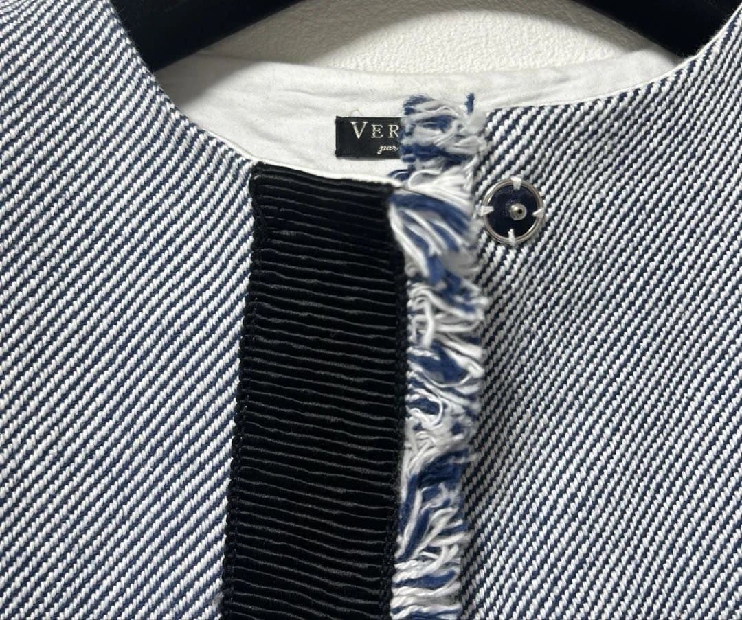 VERMEIL par iena フランス綾ツイードジレ