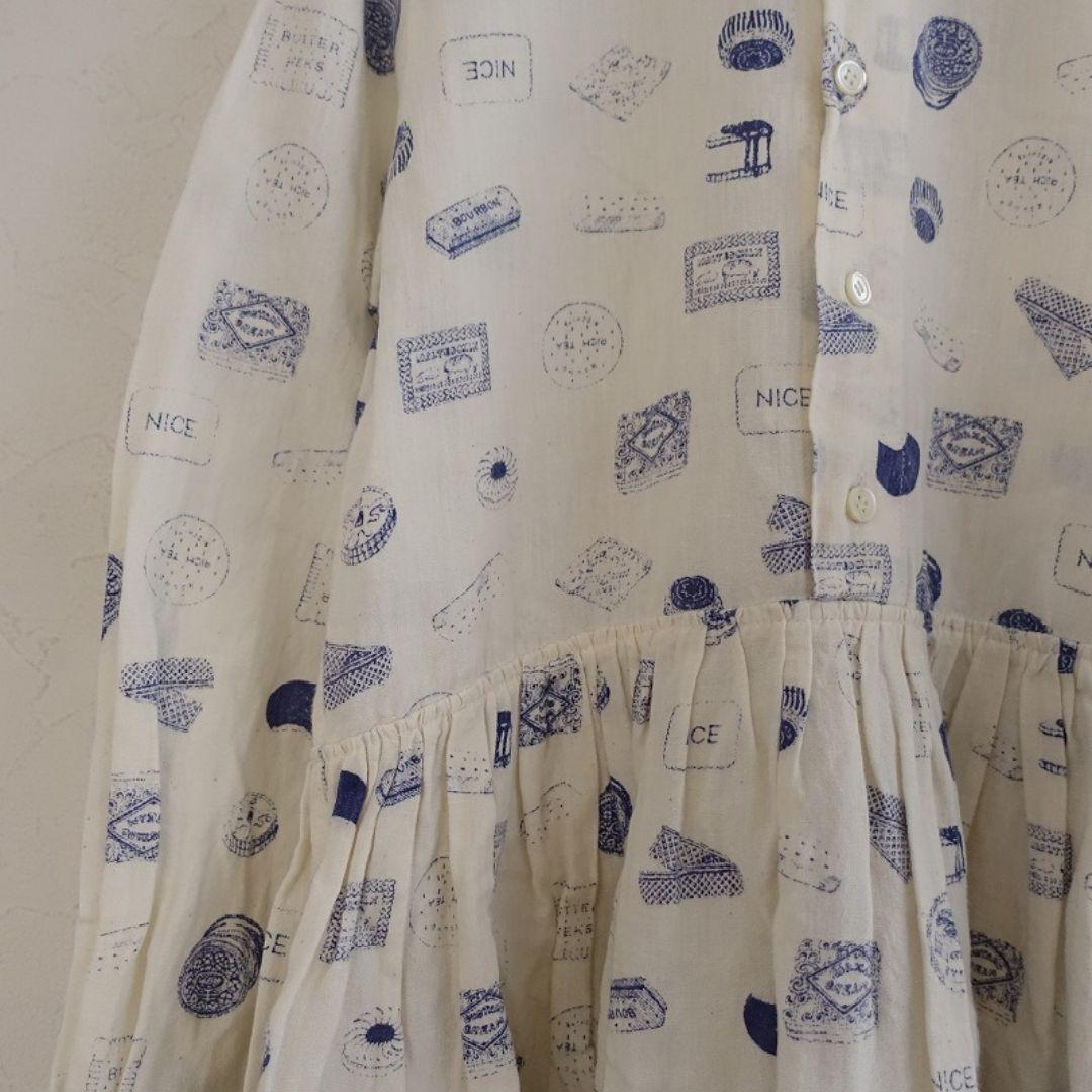 R&D.M.Co. オールドマンズテーラーリネンコットン長袖ワンピース