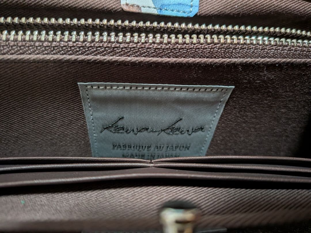 新品未使用品　kawa-kawa カワカワ　口金長財布　マルチペイント【箱付き】