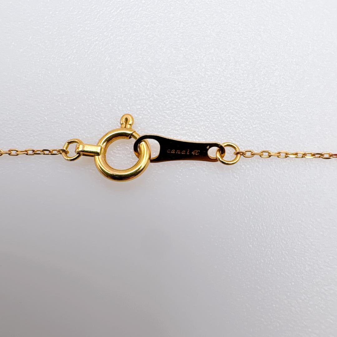 は*ゃ様 【Canal 4℃】K18 ゴールド ダイヤモンド ネックレス 40c