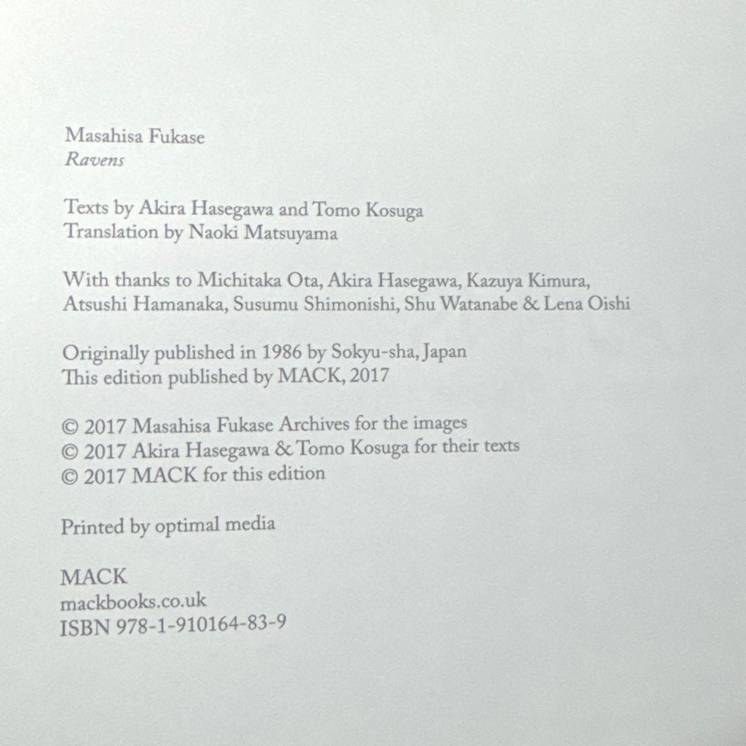 【美品】 深瀬昌久　鴉　RAVENS MASAHISA FUKASE