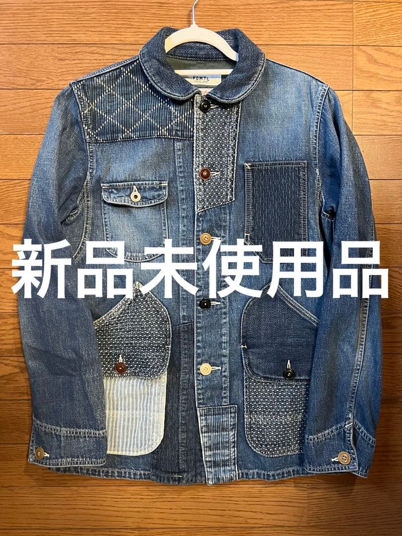 FDMTL ファンダメンタル　パッチワークデニムカバーオール