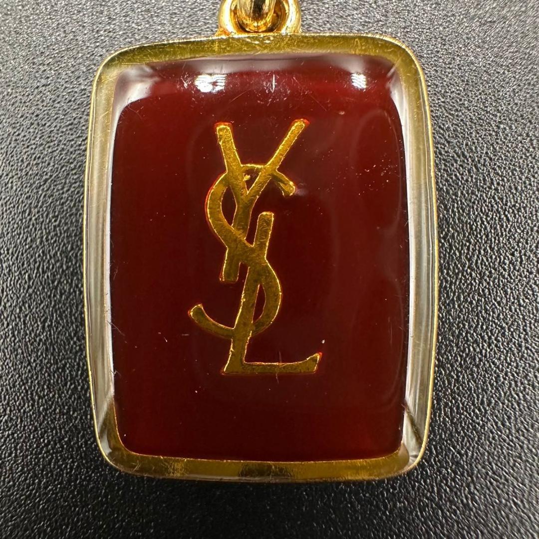 イヴサンローラン ネックレス ペンダント ゴールド ロゴ YSL r8121