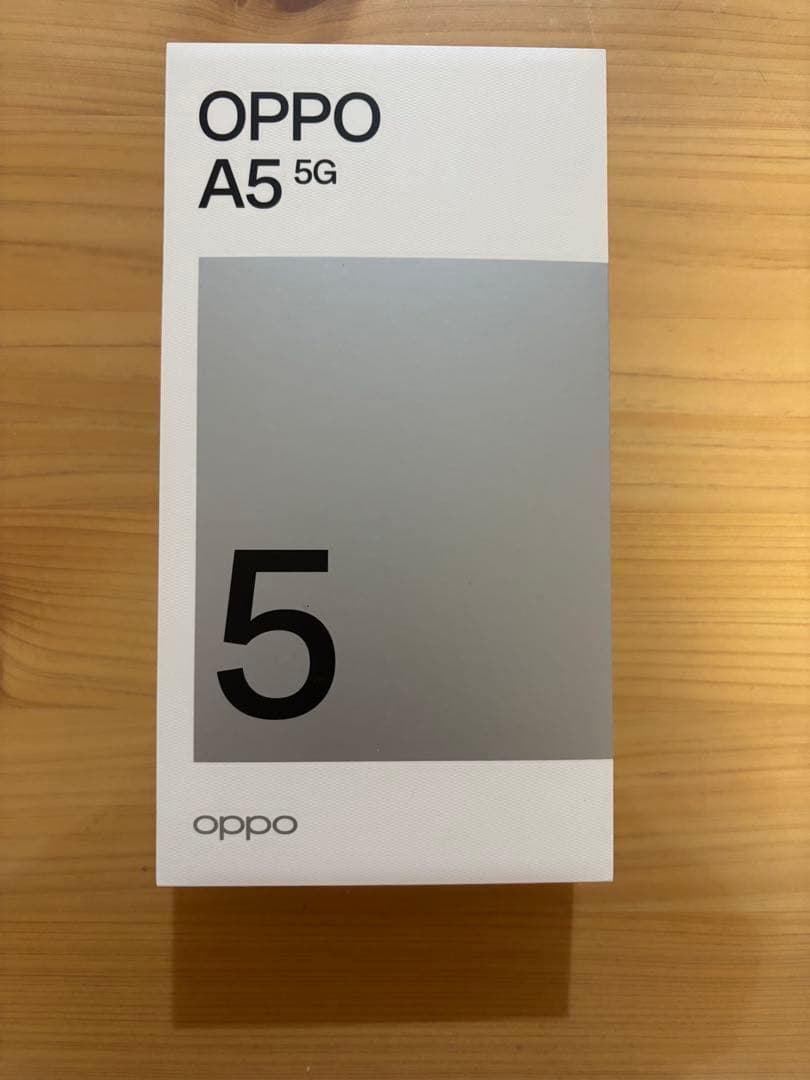 oppo a5 5g ホワイト　白ロム　新品未使用品　SIMフリー