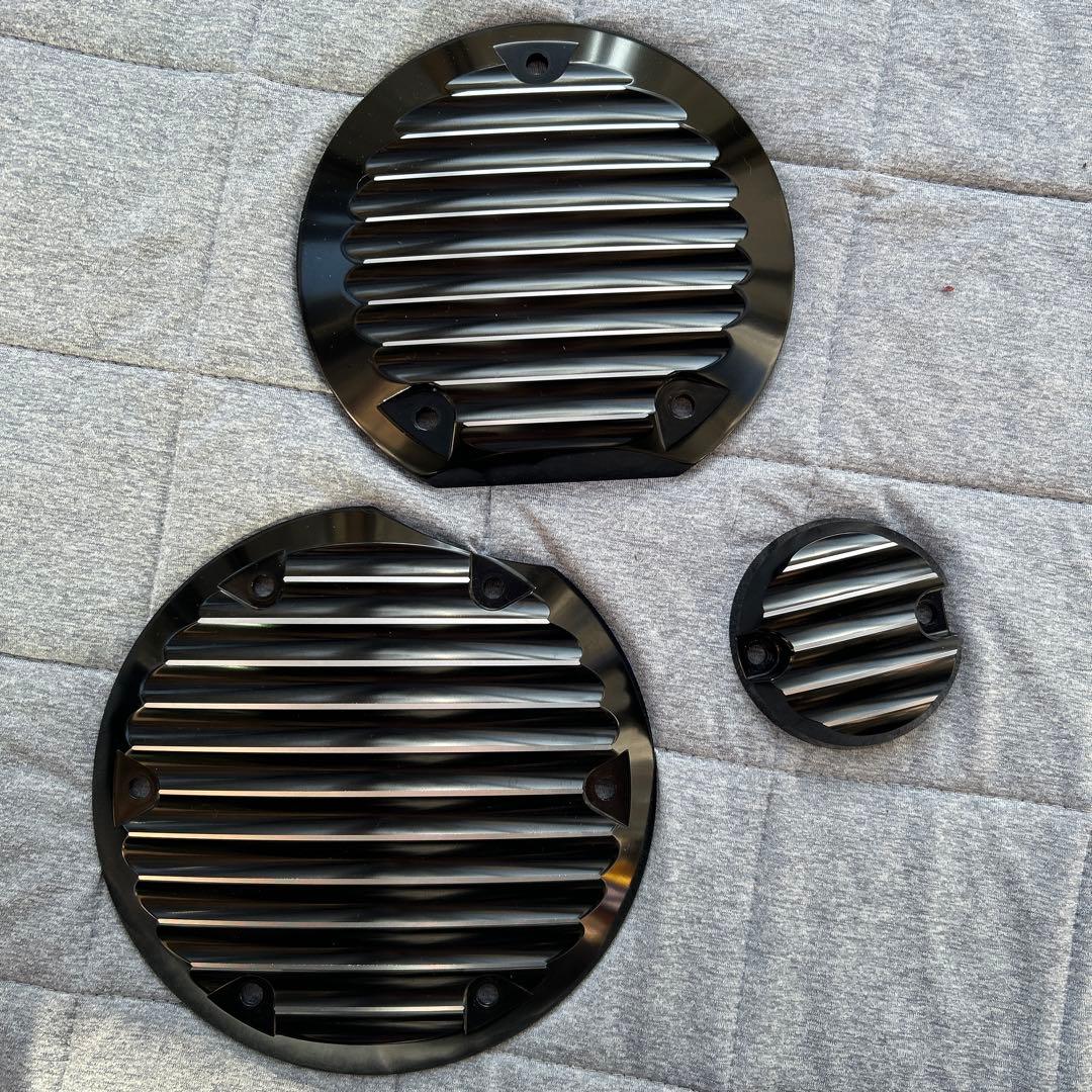 キジマ　YAMAHA BOLT アルミニウムカバー　三点セット　ボルト　カスタム