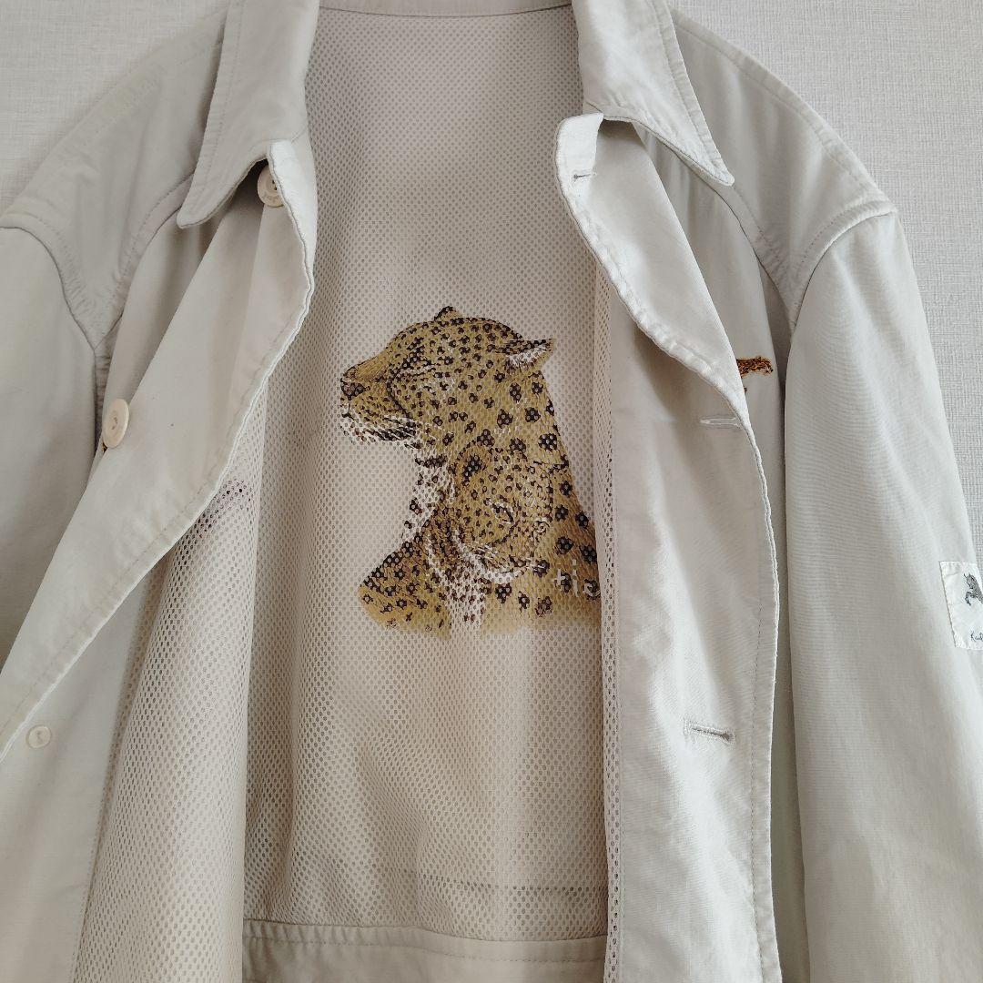 カールヘルム サファリジャケット レオパード刺繍 パッチワーク ピンクハウス