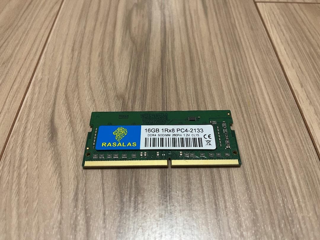 メモリー Rasalas 16GB DDR4 SO-DIMM PC4-2133